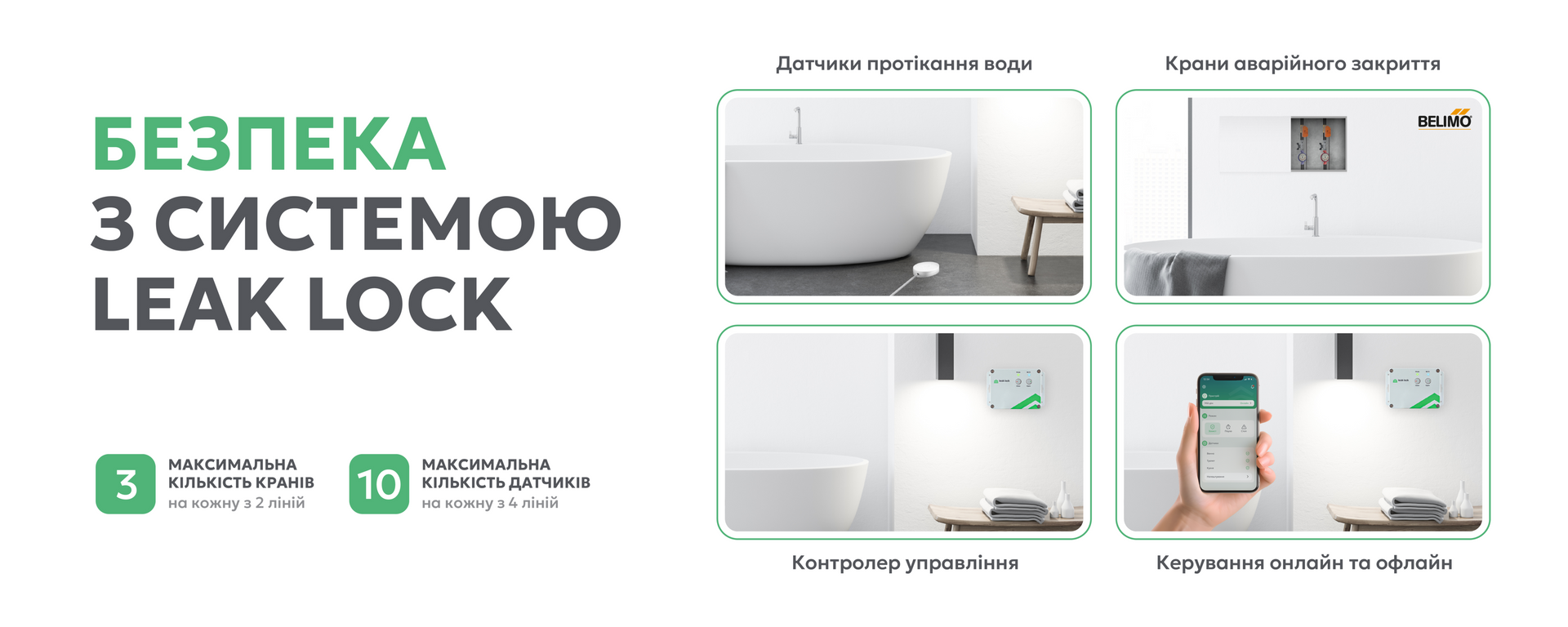 Захист з системою Leak Lock